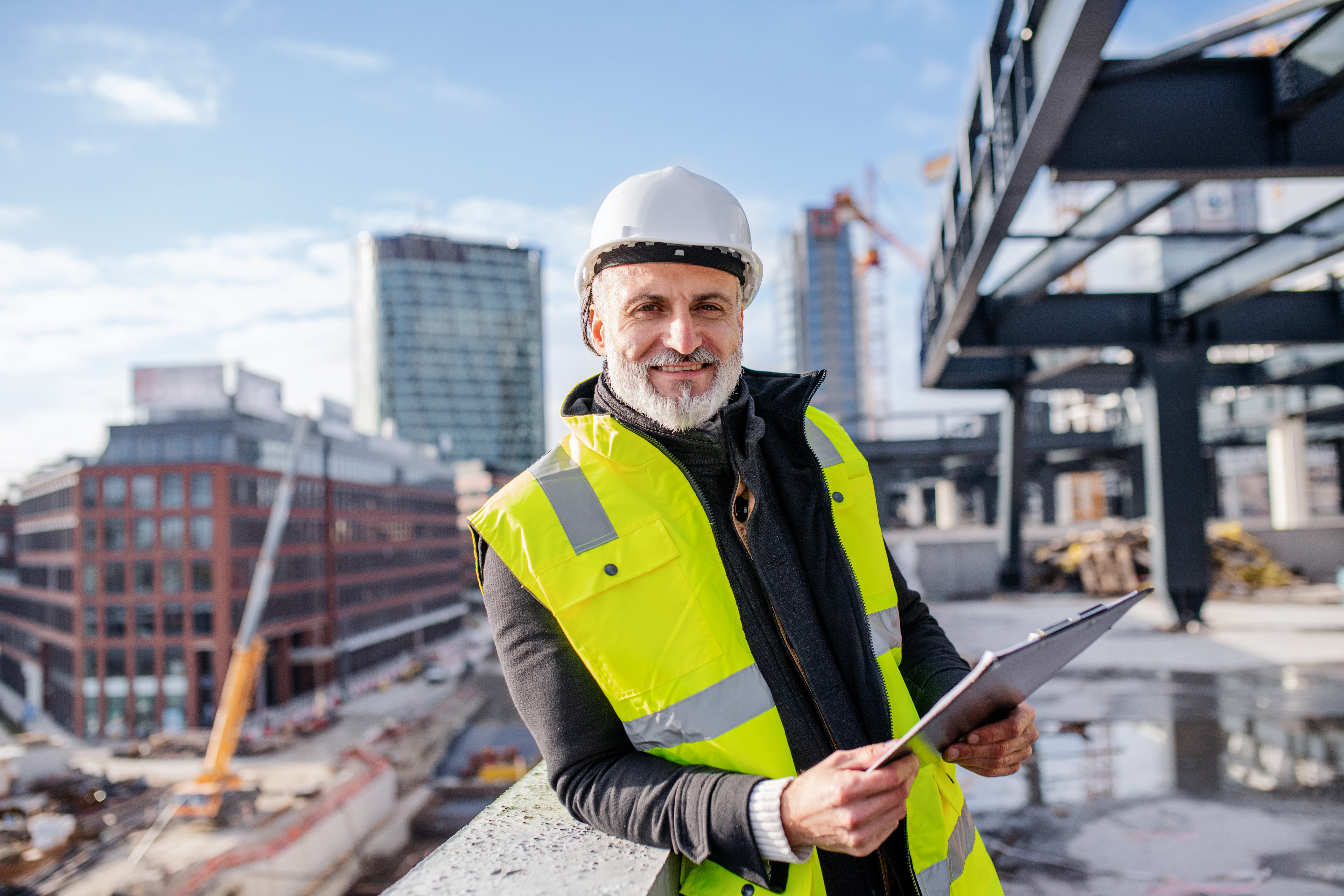 Face fitting masks in Construction